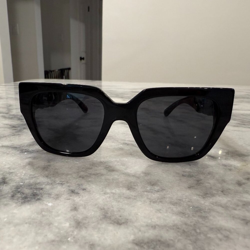 Versace Women's Sunglasses, Black, Size 53
